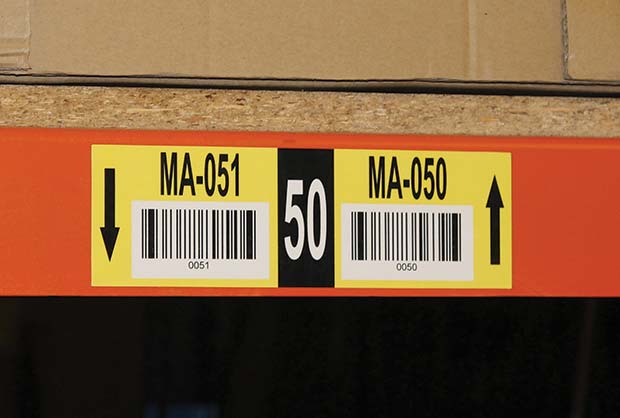 Yellow-code-label