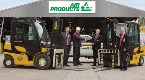 Yale and Forkway provide a lift for air products