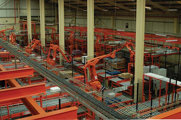 Robot-palletising-system